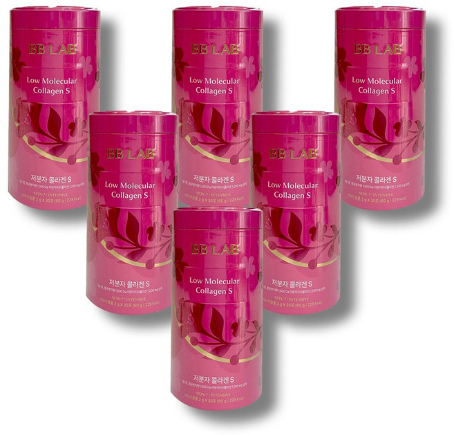 뉴트리원 비비랩 저분자 콜라겐 S 맛있는 콜라겐 상큼한 베리맛 BBLAB 저분자 피쉬콜라겐, 6개, 30회분