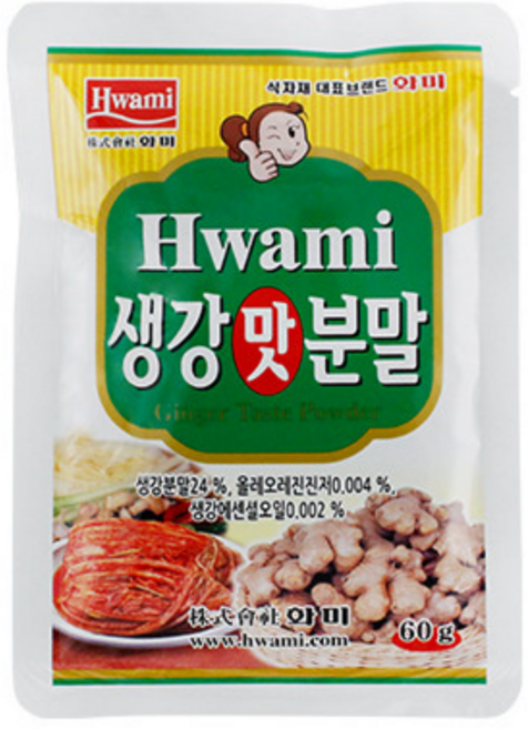 생강 맛 분말 60G 화미, 1개