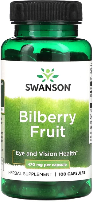 몸관리하세요 겨울입니다 Swanson 빌베리 열매 470mg 캡슐 100정 특별관리진행, 1개 - 쿠팡