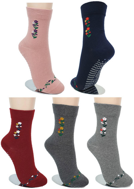 여성 발꼬미 무압박 미끄럼방지 양말 5켤레