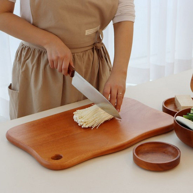 부엌다옴 마호가니 항균 원목도마 버블 (대), 상세설명 참조, 상세설명 참조