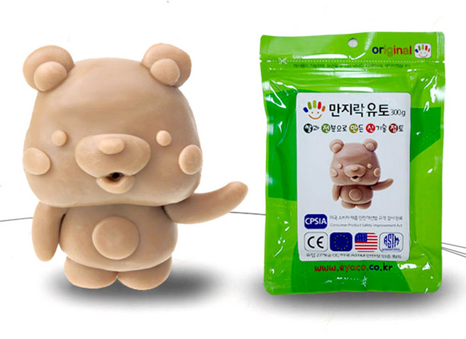 [동화오피스] TR 만지락 소프트 유토 300g / 친환경 점토 찰흙