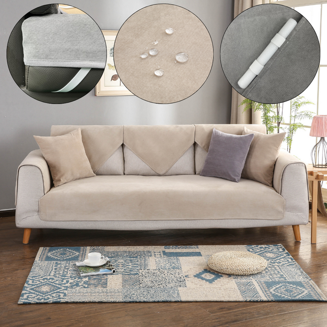 홈메이드 방수 쇼파패드 사계절 쇼파커버 넓은 카우치 돌 소파매트 4번