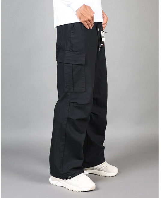 에이나인 카고 와이드 빅포켓 긴바지 허리밴딩 건빵