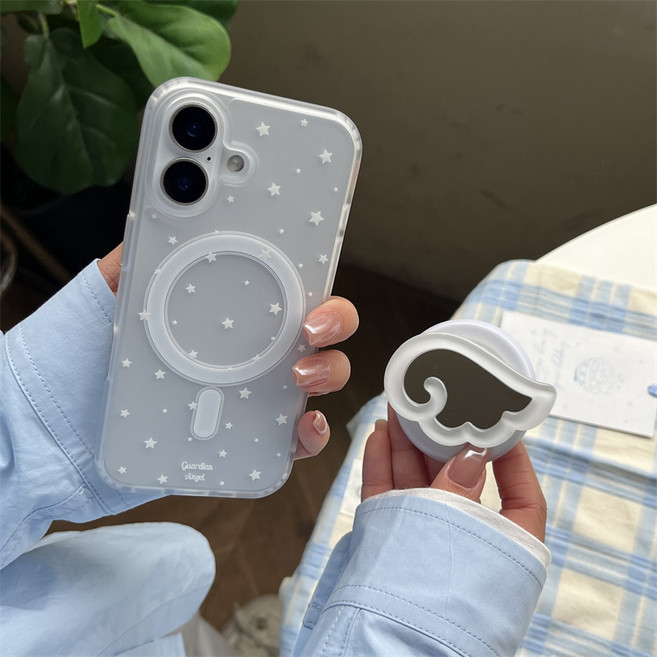 걸스코코 스타엔젤맥세이프케이스 별 날개톡 아이폰 케이스 스마트톡세트 휴대폰케이스