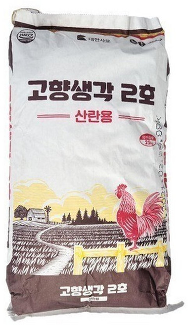 대한사료 고향생각 2호 25kg 1개