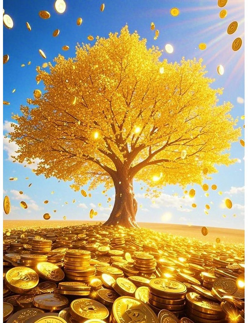 돈나무 우드 조각퍼즐 부귀재물 금전수 금화 황금나무 돈들어오는 풍수지리 직소퍼즐 300 700 500 1000 1500피스, 1개, 퍼즐선택2번 돈나무 금전수, 1000피스