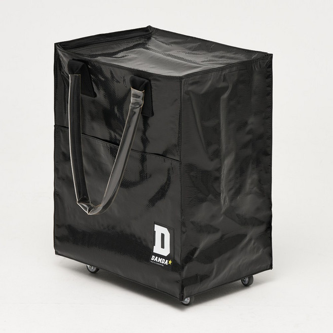 트렌드컨테이너 담다 쇼핑 카트 우레탄 핸드 여행 바퀴달린 장바구니, 1개, 담다 트레블 카트(9232A)