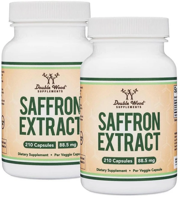 더블우드 샤프론 추출물 88.5mg 캡슐 Double Wood Saffron Extract, 2개, 210정 - 쿠팡