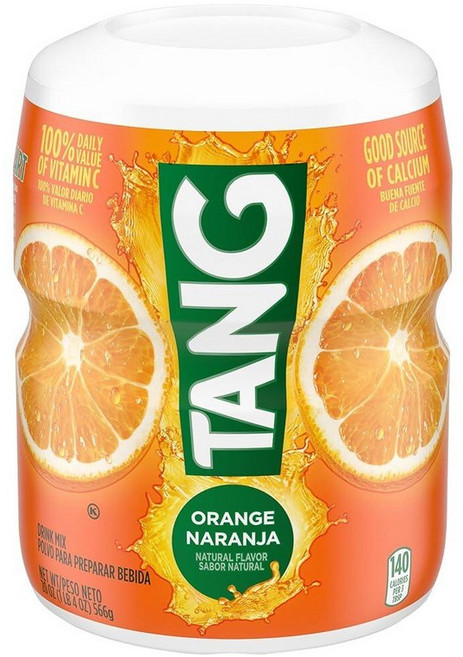 Tang 오렌지 가당 파우더 드링크 믹스 1개 591.5ml(20온스) 통 165395, 20 Ounce (Pack of 1), 566g
