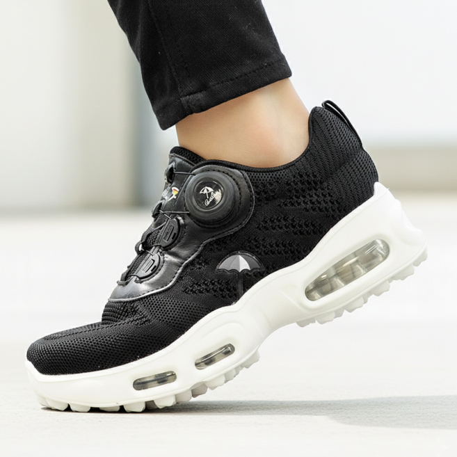 아놀드파마 다이얼 에어 쿠션 운동화 겸용 골프화 스파이크리스 키높이 5cm 여성 남성 스크린 연습용 골프 슈즈 스니커즈 메쉬 보아 워킹화 커플 트레킹화 파크골프화