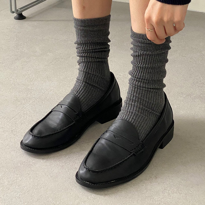 꼼지락 여성용 페니 드라이빙 로퍼 단화 3cm