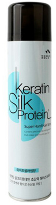 꽃을든남자 케라틴 실크프로테인 초강력 헤어 스프레이 화이트 블라썸향, 300ml, 1개