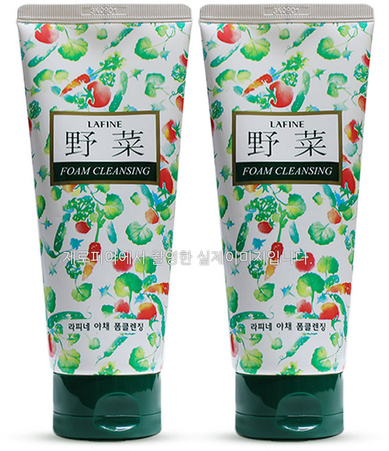 라피네 야채 폼클렌징 200mlx2ea 클렌징폼 세안제 세수비누, 200ml, 2개