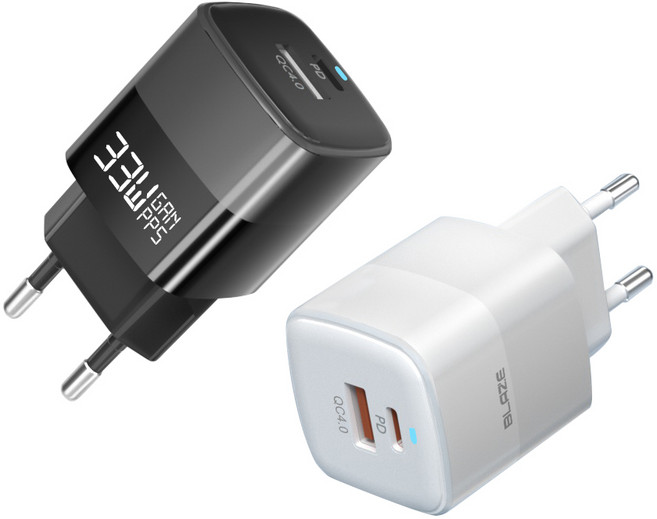 블레이즈 GAN 33W PPS USB PD C타입 초고속 충전기, 화이트, 1개