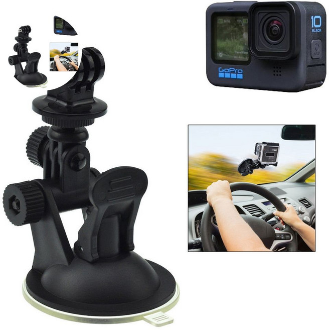 거치대 고프로 10 호환 액션캠 유리 흡착 석션컵 마운트 GOPRO10