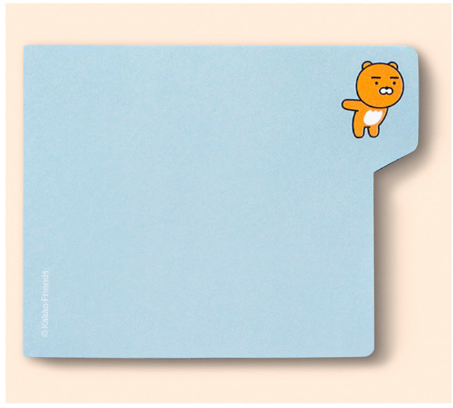 카카오프렌즈 카카오 인덱스 점착메모지, 라이언, 1개