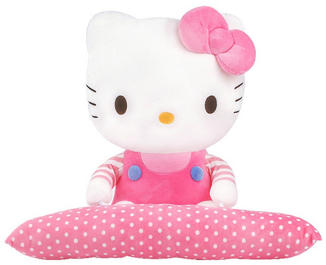 헬로키티 키보드패드 봉제인형, 40cm, 혼합색상