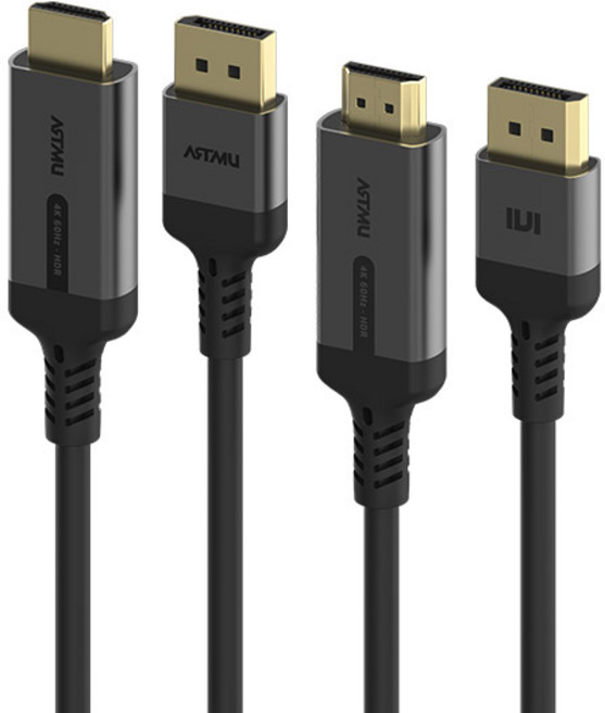 DP 1.4 to HDMI 2.0 HDR 케이블 1m외, DPtoHDMI케이블-메탈블랙1m, 1개