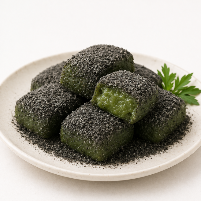 서원복떡집 식사대용 흑임자 쑥인절미, 10개, 180g