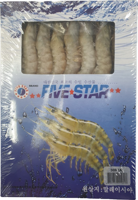 대하구이 새우찜 동주무역 냉동 흰다리새우 30미 500g, 1개