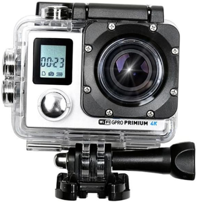 액션캠 G GOON 실버 방수카메라 GPRO-4000 4K, 본상품