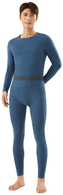 OniWear 羊絨黑金貼片保暖套裝 羊毛蠶絲衛生衣 秋冬居家睡衣