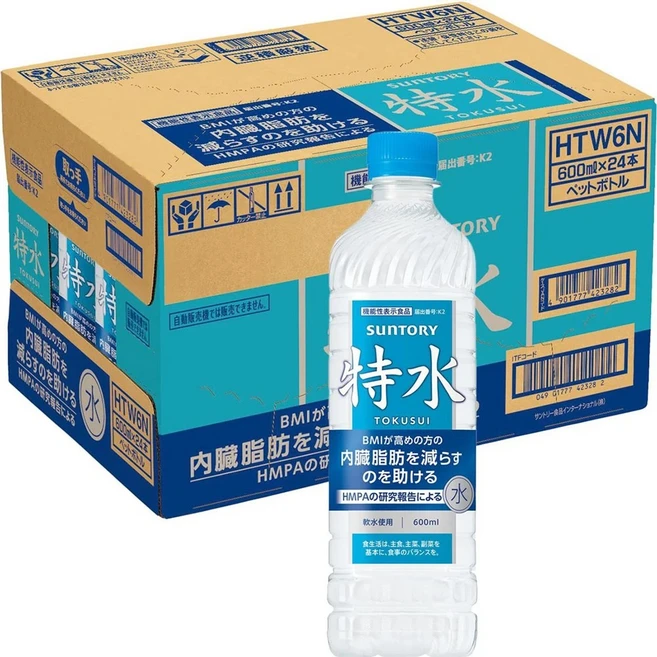 산토리 토쿠스이 SUNTORY TOKUSUI, 24개, 600ml - 쿠팡