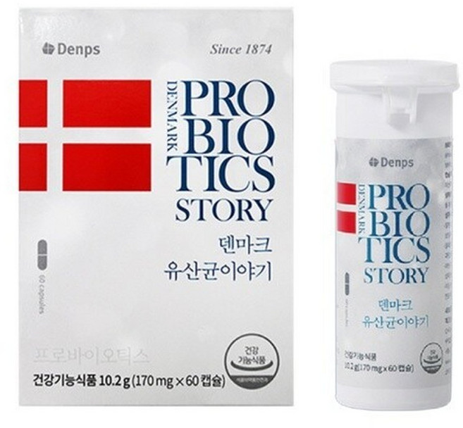 덴마크유산균이야기 2개월분 60캡슐 1박스 엘지지 공유 탁 LGG 유산균, 30개