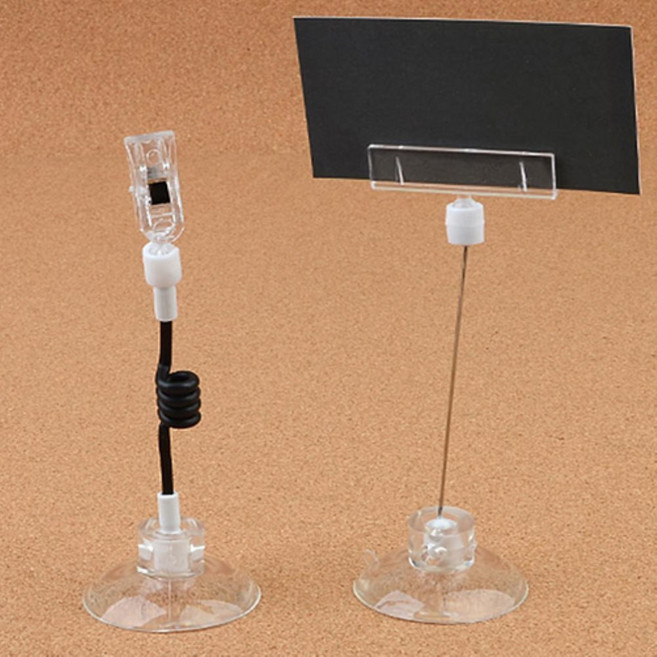 mj샾 흡착식 긴 쇼클립 진열, 철사형