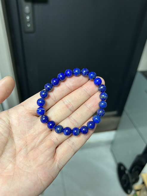 天然青金石手串 帝王青