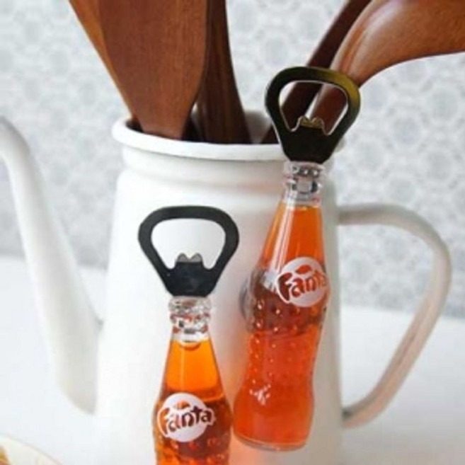 냉장고자석 오프너 병따개 소품 마그네틱 메모 데코, 콜라, 콜라