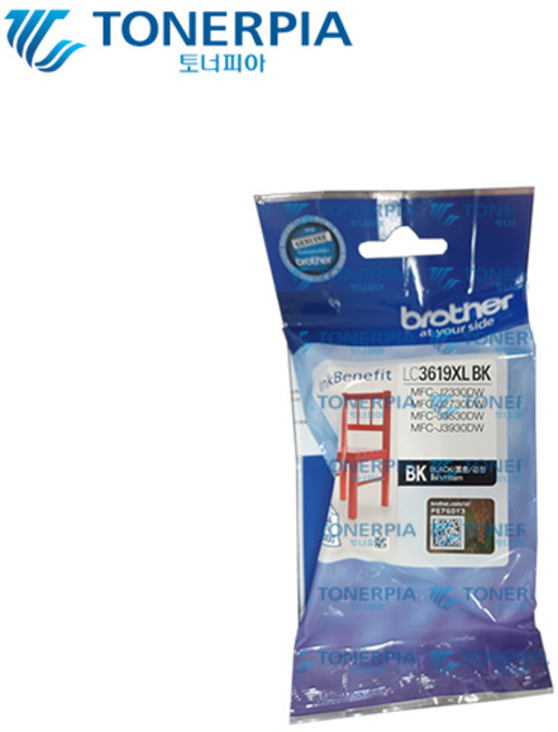 브라더 정품잉크 LC-3619XL MFC-J2330DW J2730DW J3530 J3930, 01_브라더정품_LC3619XL 검정, 1개
