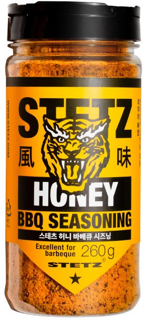 스테츠 허니 스위트 바베큐 스테이크 시즈닝, 1개, 260g