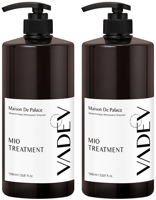 바디브 헤어 트리트먼트 1000ml 대용량 미용실 단백질 헤어팩 LPP 극손상 복구 손상모 메종드팰리스향, 2개, 1L