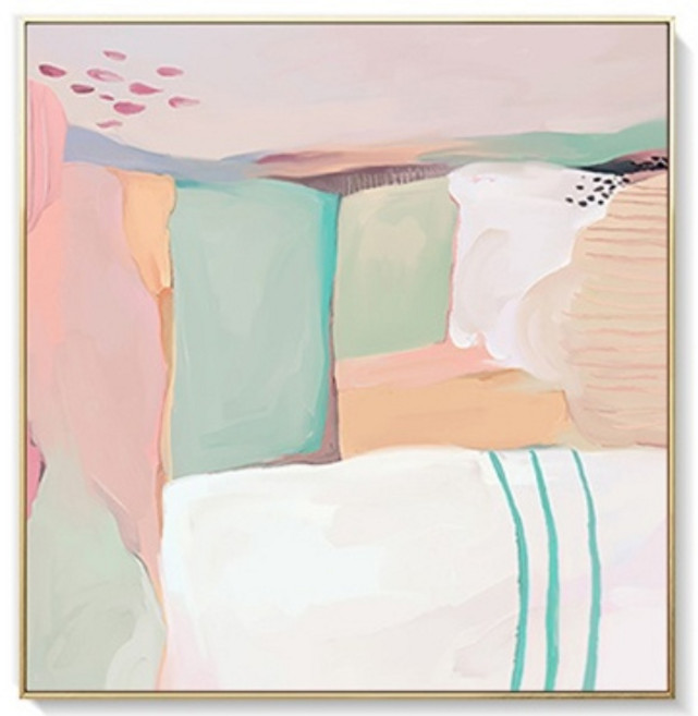 마츠리센 핑크블라썸 캔버스 액자, 블루밍선데이