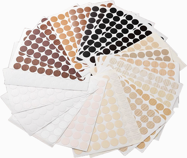 흠집 보수 못자국 스티커 21종 54P, 월넛(102)