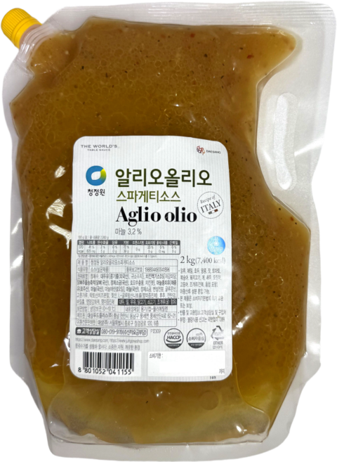 청정원 알리오올리오 스파게티소스, 1개, 2kg
