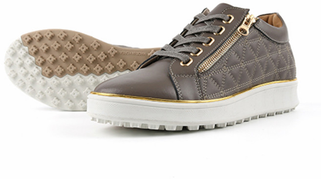 슈디 소가죽 여성용 퀼팅 스니커즈 5cm 국내산