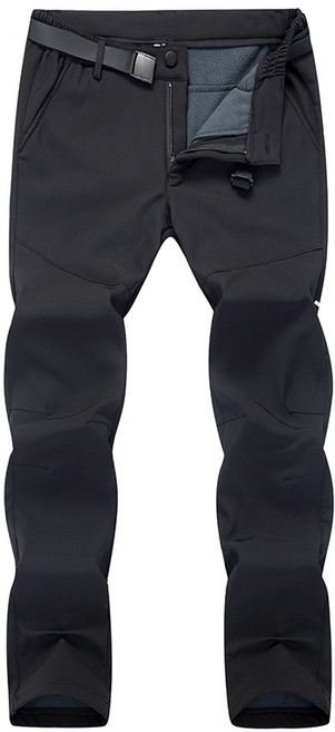 男女同款 衝鋒褲 加絨保暖褲 防潑水 加厚 登山 滑雪褲