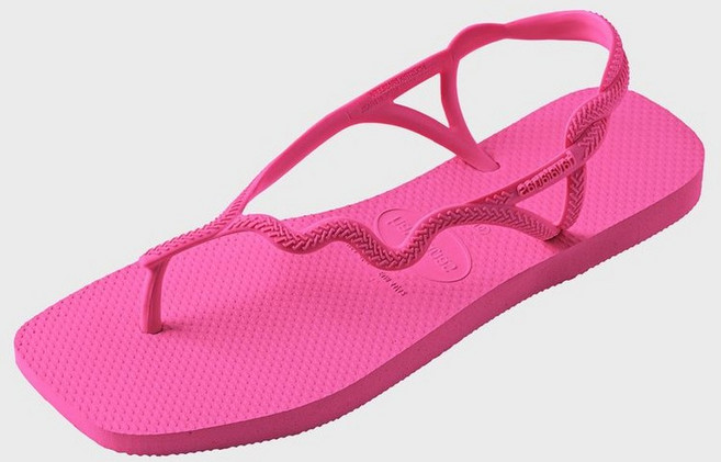 하바이아나스 HAVAIANAS 솔레일 스퀘어 쪼리 샌들 Pink Flux