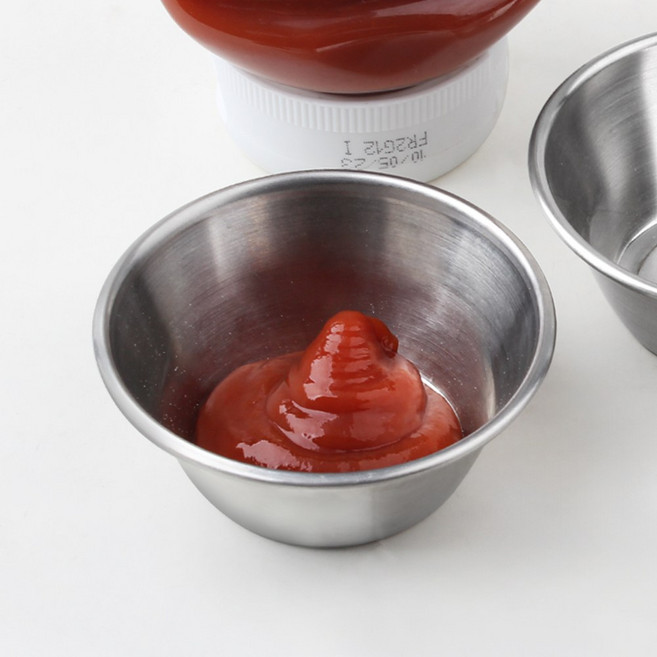 SY 무광 스텐 소스볼 종지, 높은소스볼 6호, 1개