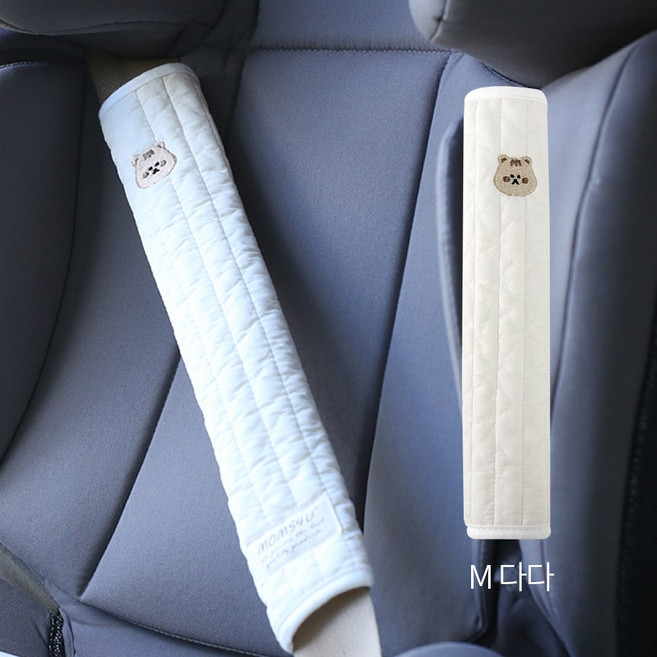 M4U 맘스포유 어린이 주니어 카시트 안전벨트커버, 차량용 안전벨트 커버(택없음)M 다다, 1개