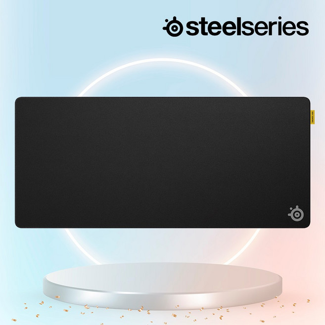 스틸시리즈 QcK Pro 컨트롤 게이밍 마우스패드 XL, 1개, 블랙