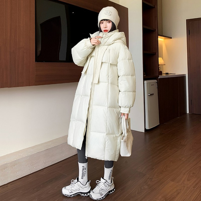 돌아라 예쁜 방한 롱 패딩 여성 겨울아우터