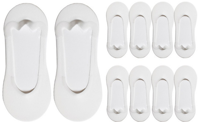 QDA 여성용 프리미엄 논슬립 마약덧신 일반형 10족