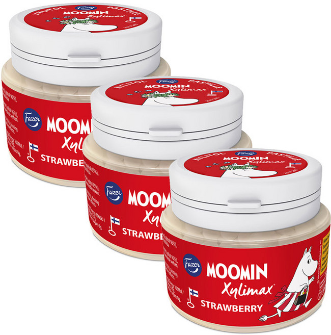 파제르 질리맥스 논코팅 딸기맛 85g, 3개