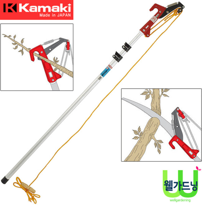 조이가든센터 Kamaki 가마끼 1000-3F 로프식 고지가위, 1개
