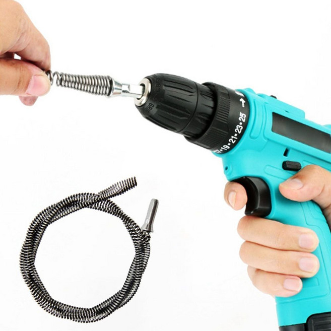 배수구 머리카락 제거 청소용 스프링 집게 욕실청소 머리카락제거기 하수구뚫기, 1개