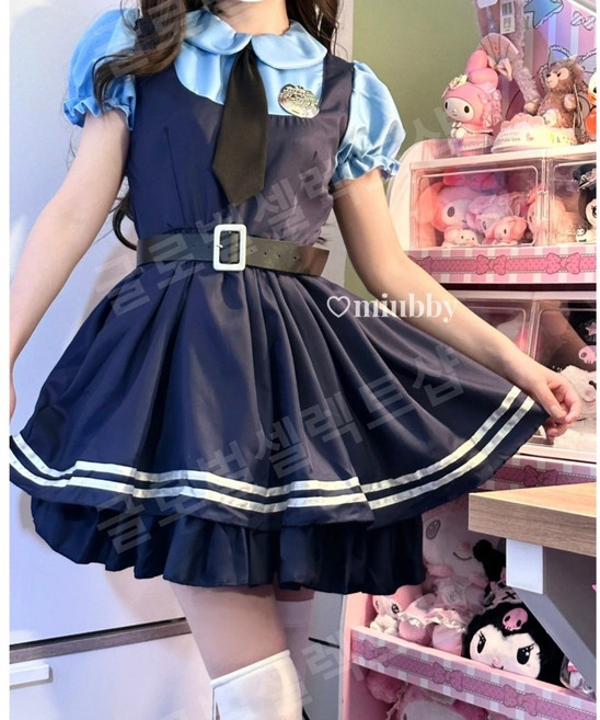 주토피아 주디 코스프레 디즈니 할로윈 코스프레 의상 풀세트 코스튬 파디 분장 졸업사진 컨셉 사진 여자 옷 졸사 파티 축제